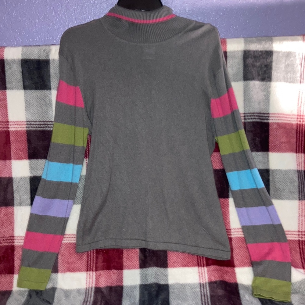 COPY - Vintage Color block turtleneck